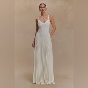 Meshki Cream Maxi Dress